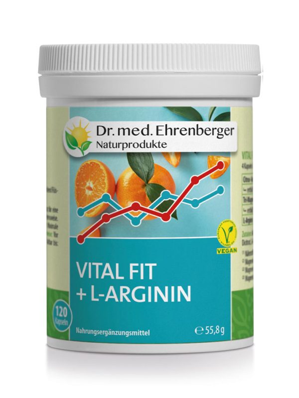 Dr. Ehrenberger, Vital Fit + L-Arginin, 120 kapsula