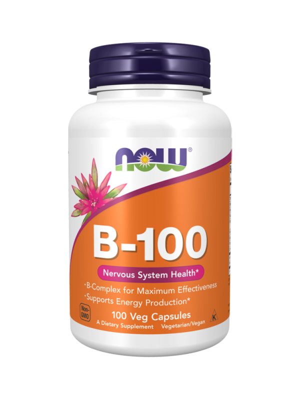 Now Foods, Vitamin B-100, 100 veg kapsula